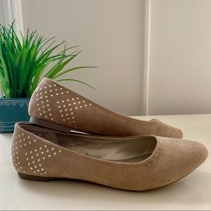 Bongo Gold Studded Flats